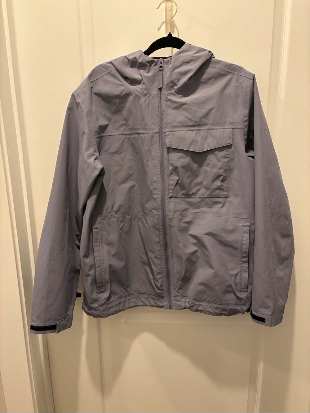 Light Purple Women’s Hooded Windbreaker Jacket